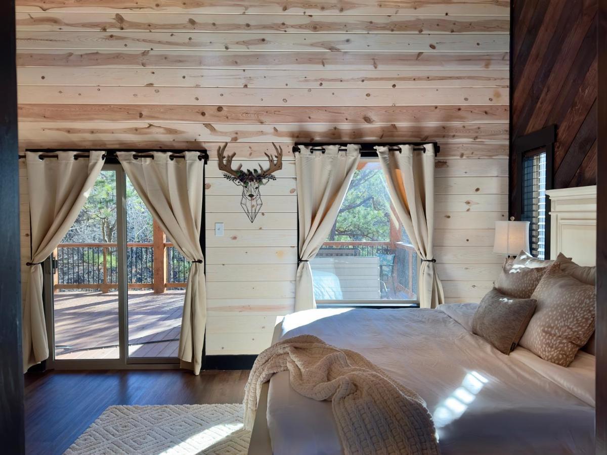 New Luxury Cabin, Hot Tub, Forest Views,Hotel Style Amenities Броукън Боу Екстериор снимка